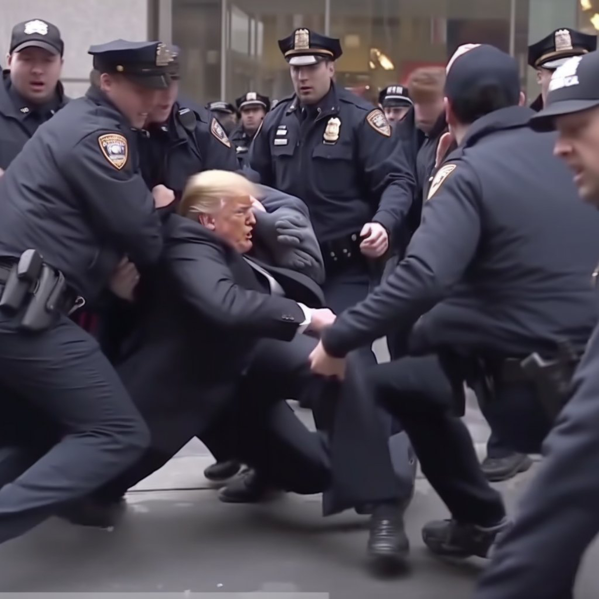 Fausse arrestation Trump © © Midjourney