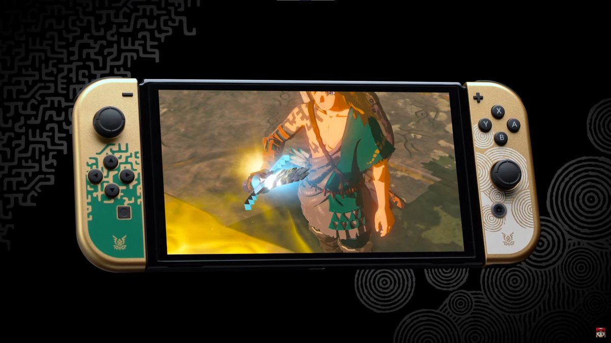 The Legend of Zelda: Tears of the Kingdom sur un écran de Nintendo Switch OLED © Nintendo