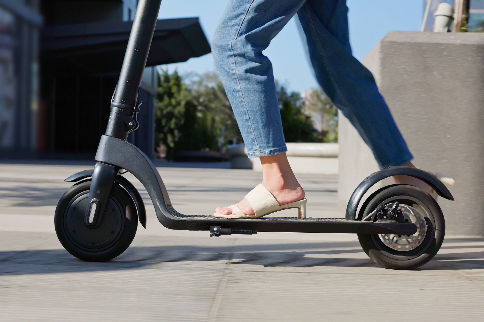 Trottinette électrique Xenon de Mobygum, test d'autonomie. Combien