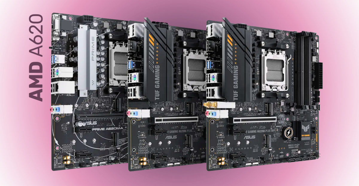 ASUS AM5 A620 motherboards © ASUS