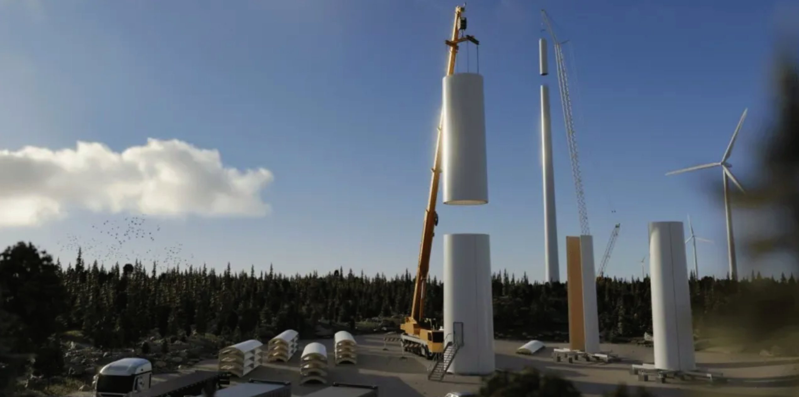 Vers des éoliennes en bois ? L'industrie à 2 doigts de réinventer le moulin