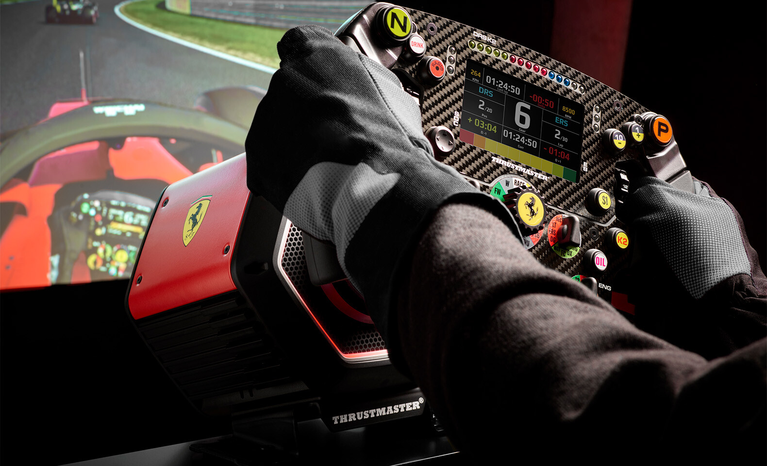 Thrustmaster bielle contre bielle avec Ferrari pour un volant ultra ambitieux