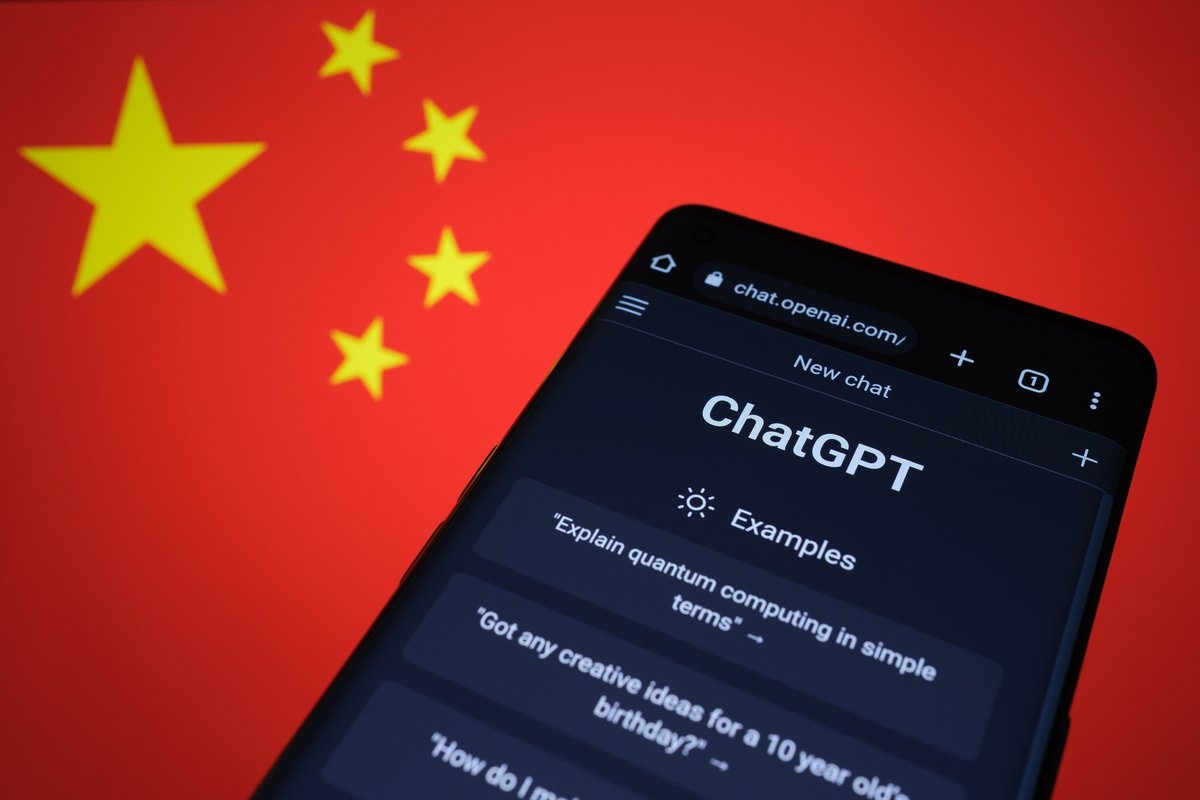 ChatGPT chatbot IA Chine © Shutterstock
