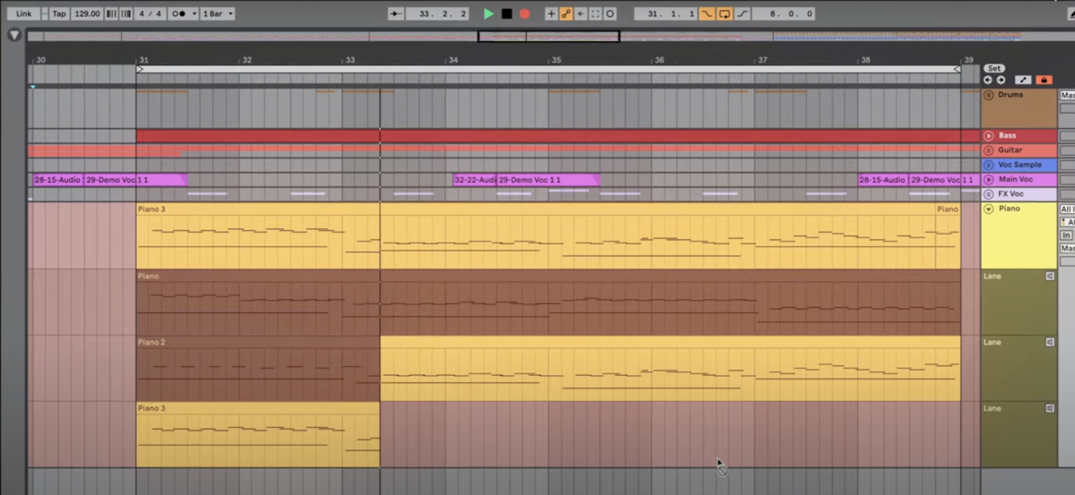 Ableton Live 11 screen 1