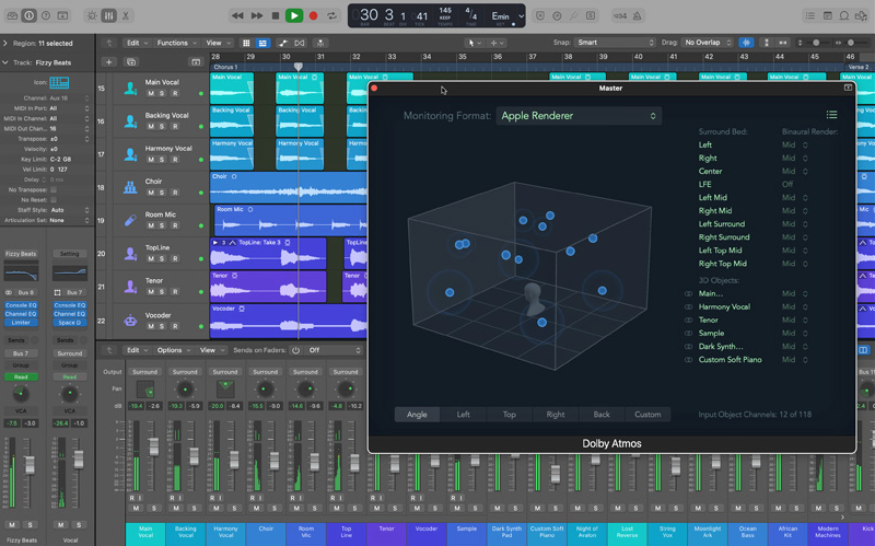 Logic Pro X Screen 1