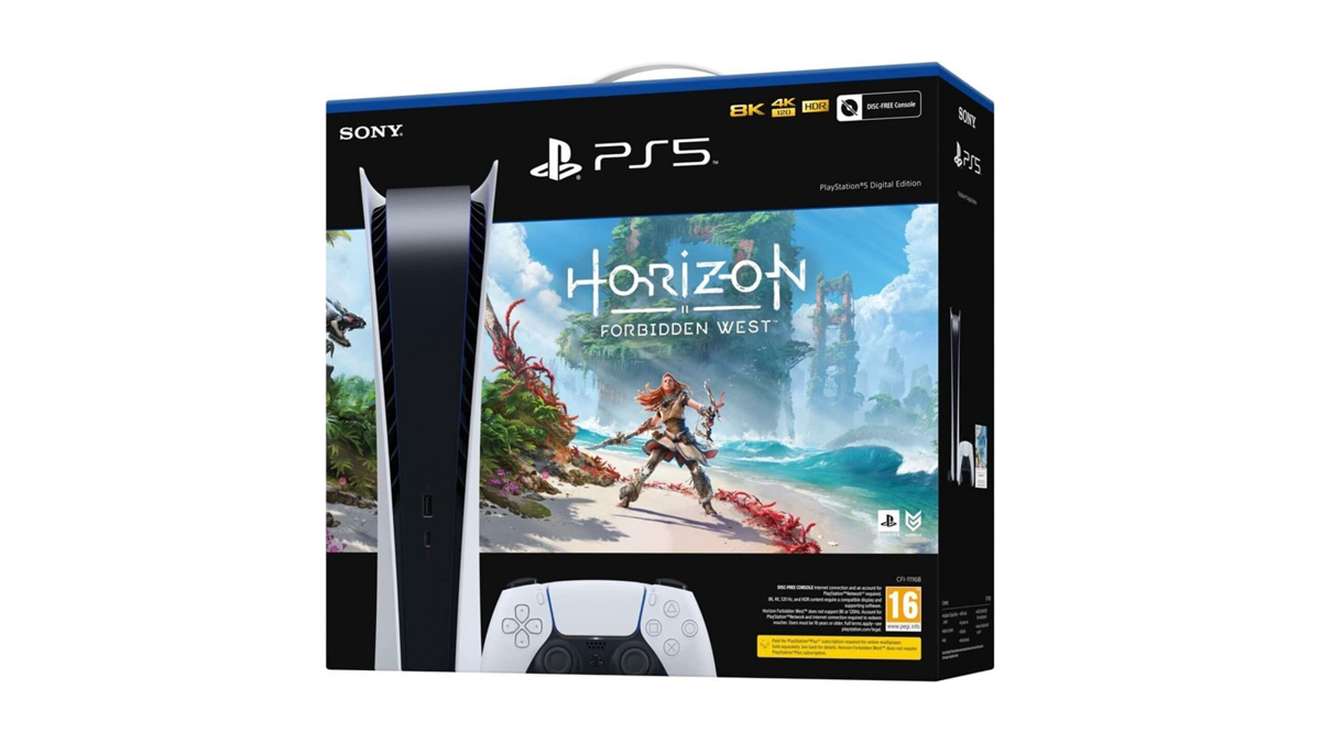 La PlayStation 5 digitale avec Horizon Forbidden West