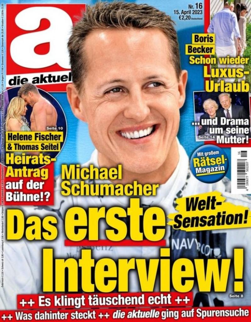 IA : la fausse interview de Schumacher fait un scandale... et un licenciement