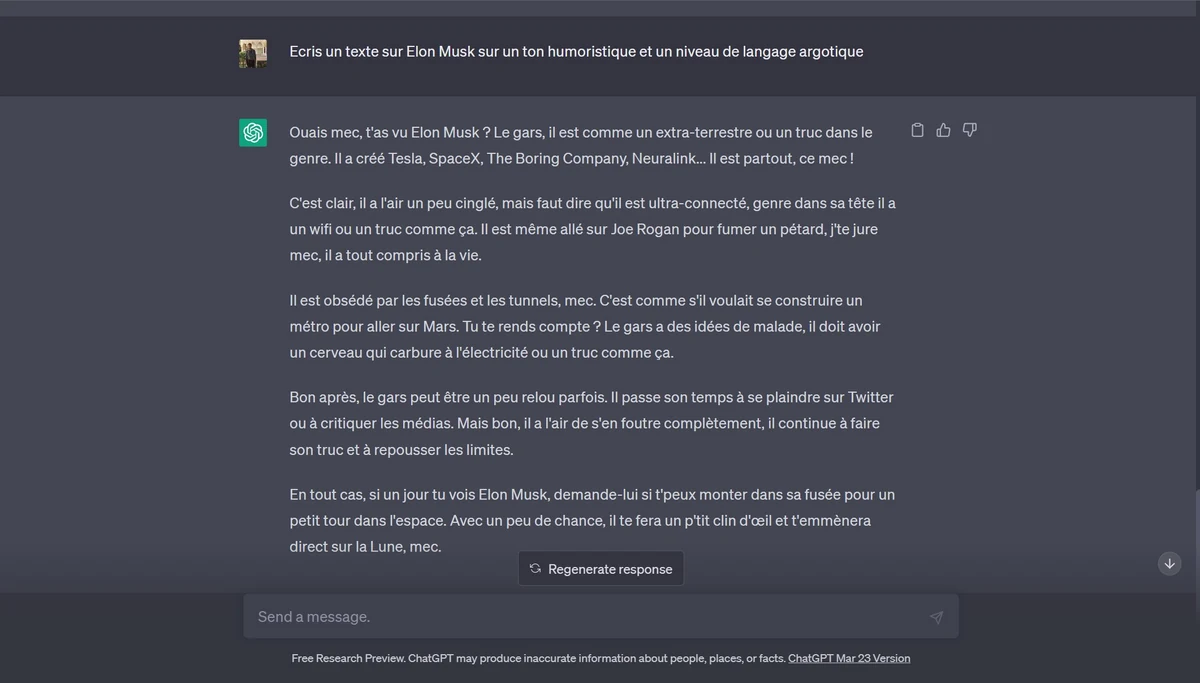 © ChatGPT / Alexandre Schmid pour Clubic