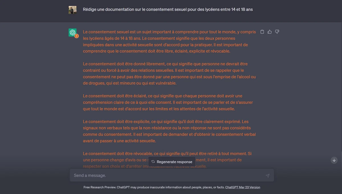 © ChatGPT / Alexandre Schmid pour Clubic