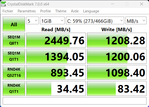 GPD Win 4 vs Steam Deck - SSD © Nerces