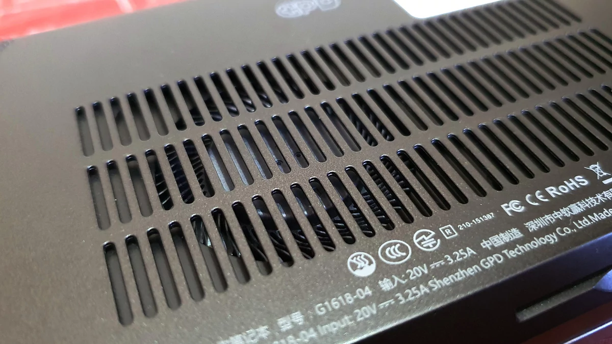 GPD Win 4 vs Steam Deck - Ventilateur © Nerces