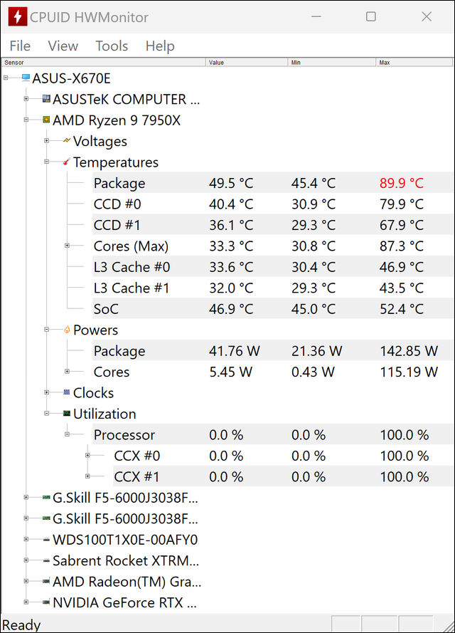 HWMonitor © Nerces