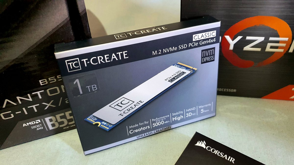 TeamGroup T-Create Classic PCIe 4.0 © Nerces