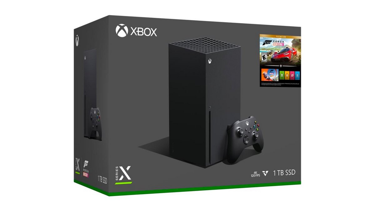 La Xbox Series X avec Forza Horizon 5 Premium