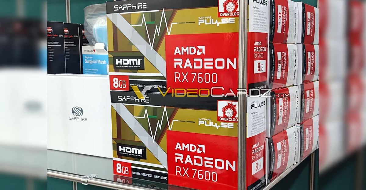 Sapphire Pulse Radeon RX 7600 © Videocardz