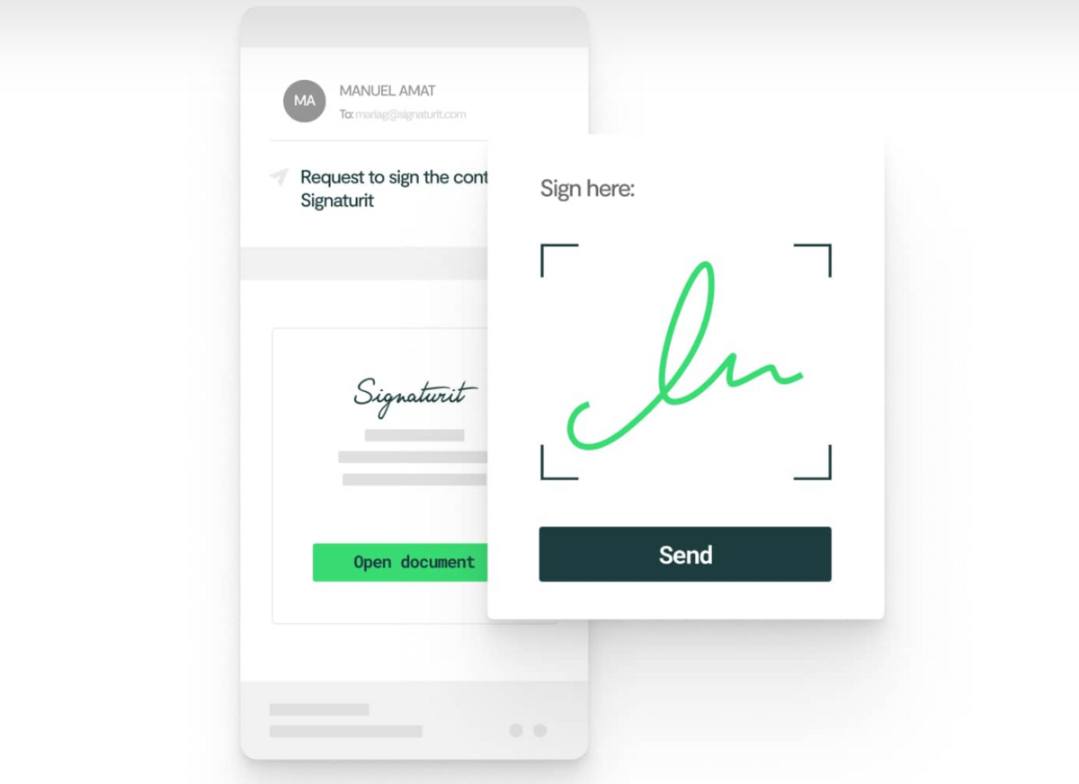 Signaturit comparo screen