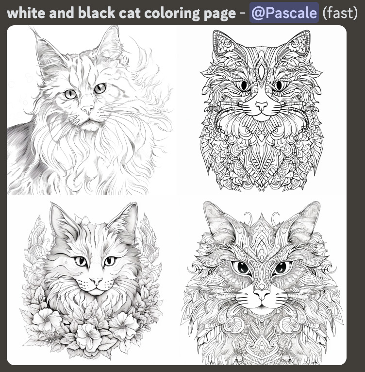 Comment créer des images de coloriage avec Midjourney ?