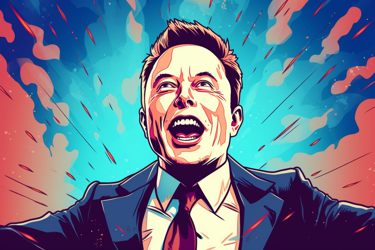 Rétropédalage pour Elon Musk, qui annonce le retour des titres sur X.com © Midjourney pour Clubic.com