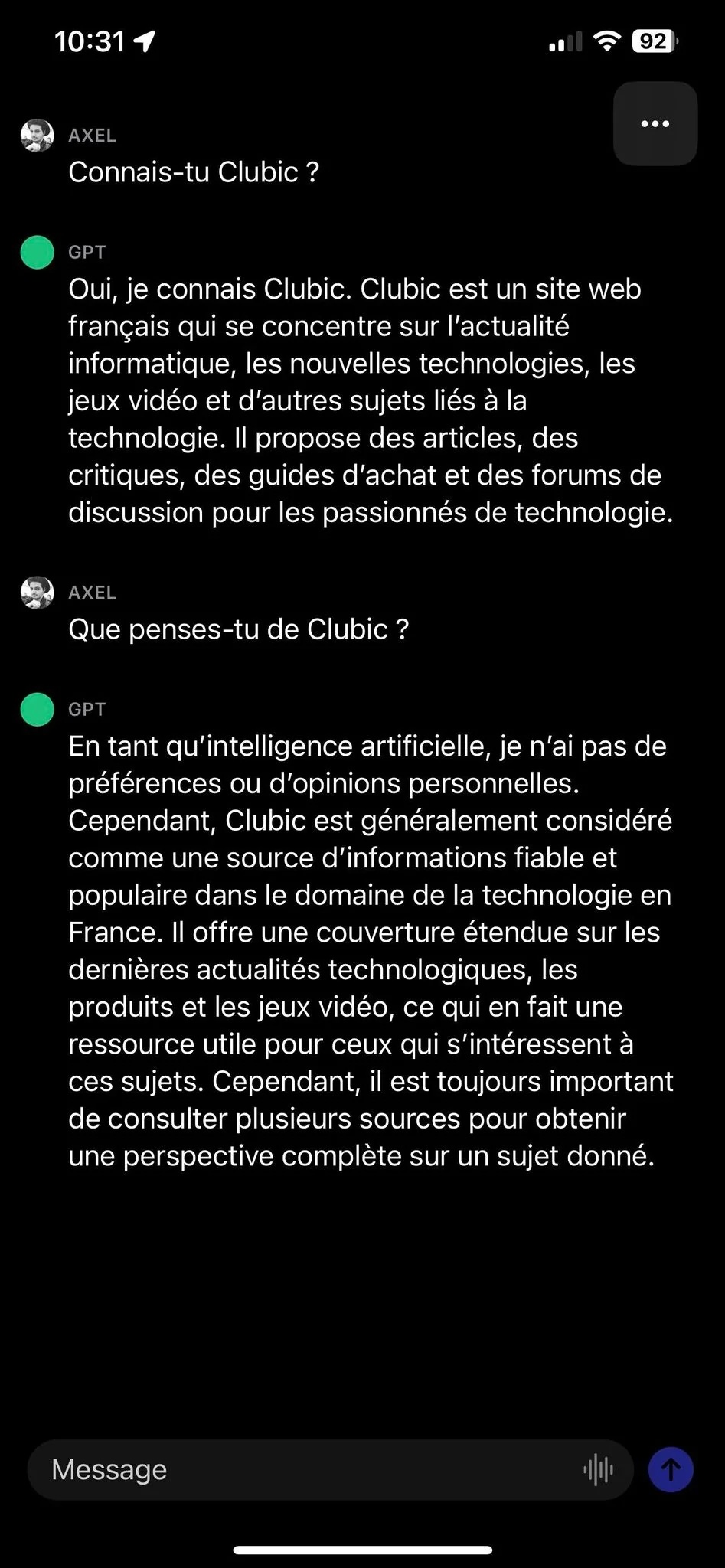 ChatGPT iOS & Android