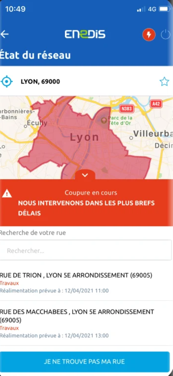 enedis info coupure