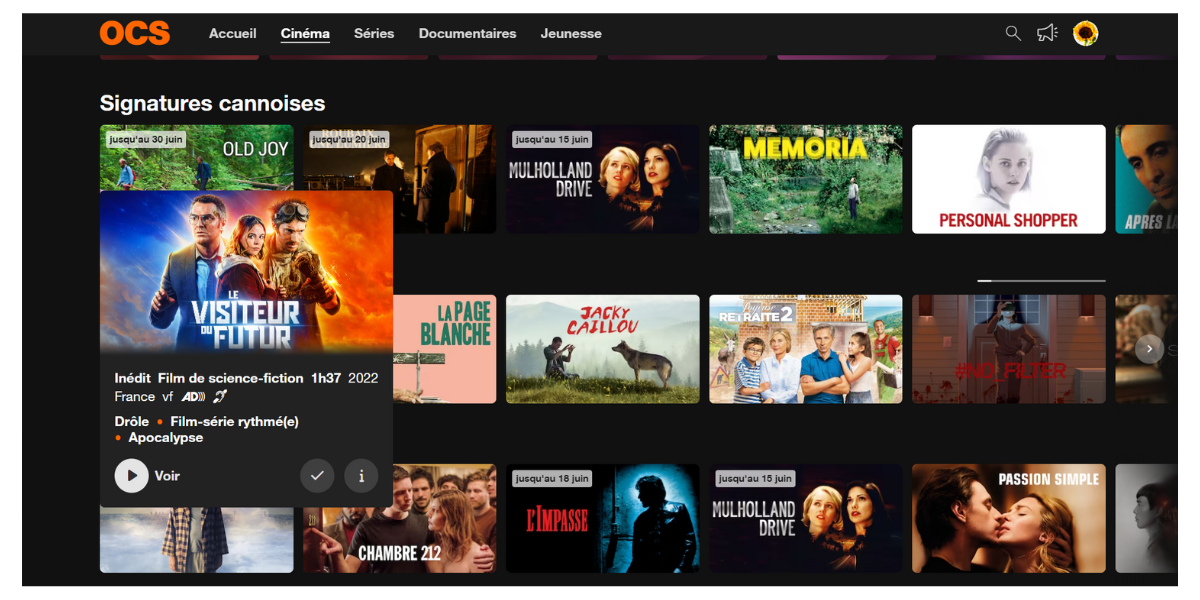 Avis OCS l'abonnement vaut-il le coup (prix, catalogue)