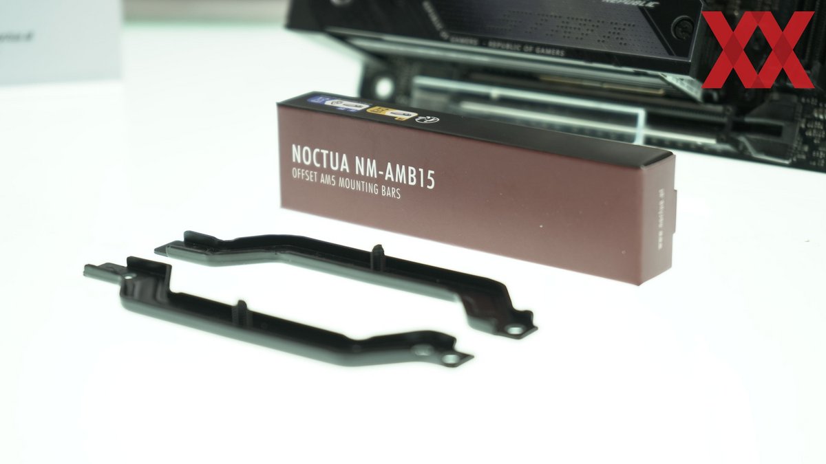Noctua AM5 offset mounting bars © HardwareLuxx