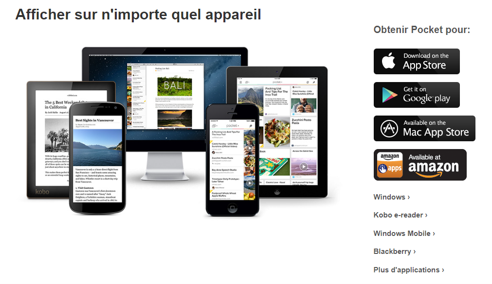 Télécharger Pocket (gratuit) Web, Android, IOS - Clubic