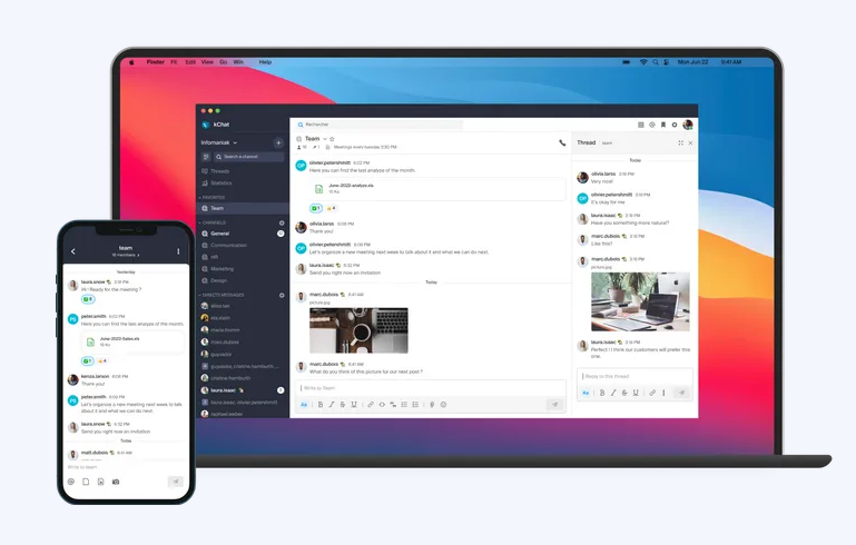 Après kMail, kDrive et kMeet, Infomaniak lance kChat, son alternative à Teams, Slack et Discord