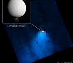Le télescope James Webb détecte un énorme geyser sur Encelade, la petite lune de Saturne