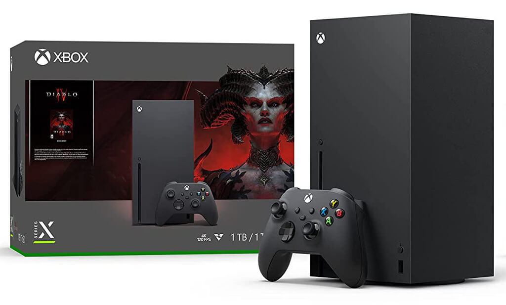 La Xbox Series X avec Diablo IV