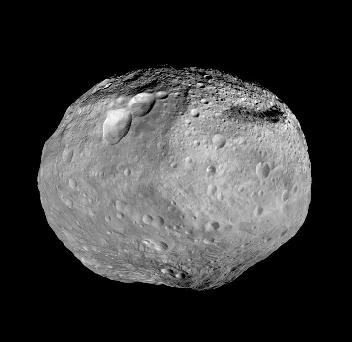 L&#039;astéroïde et protoplanète Vesta, photographié par la sonde Dawn © NASA