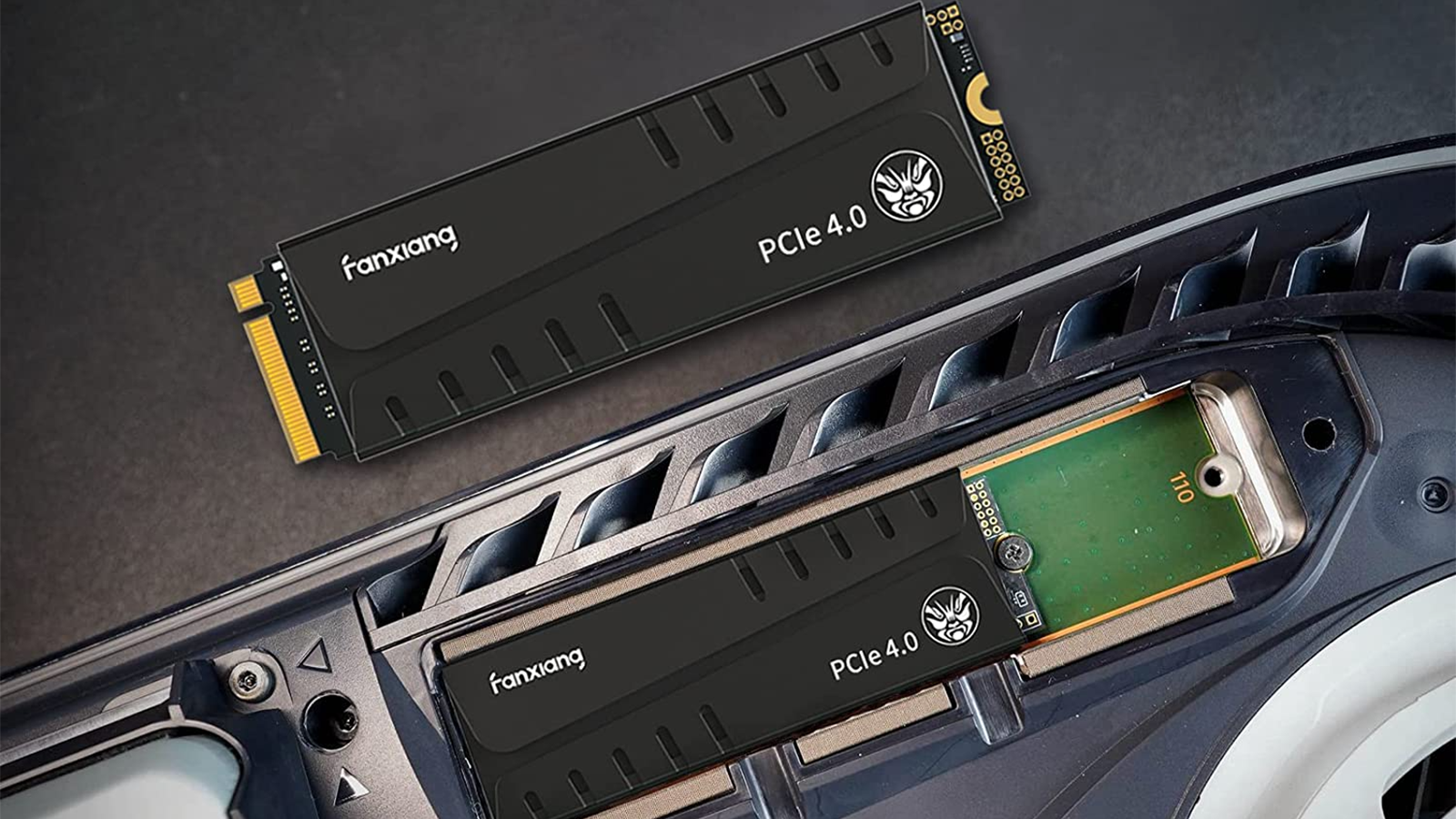 Caddy Double M.2 2280/22110 Pour Lenovo P720/P920 – Avec Dissipateur Thermique – Reconditionné