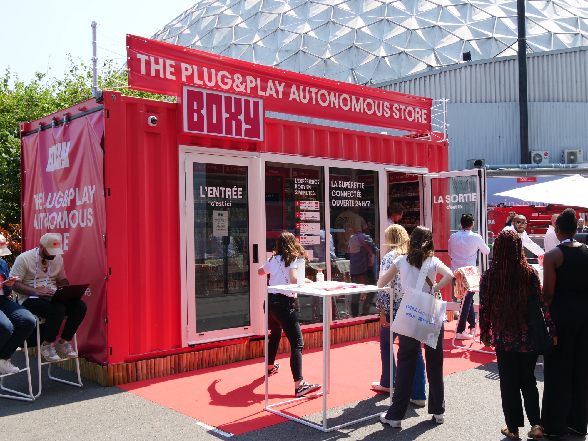 VivaTech 2023 : pénétrez dans Boxy, l'épicerie autonome, connectée et recyclée