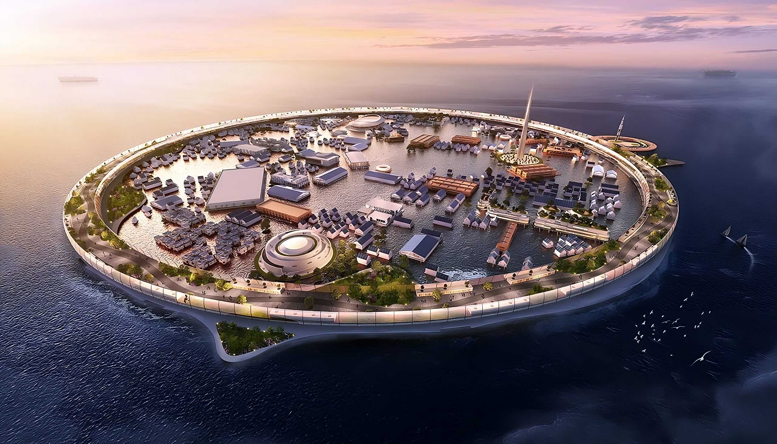 Êtes-vous prêts à vivre sur une ville flottante ? Ce projet fou arriverait d'ici 2030 !