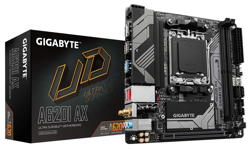 Gigabyte lance la première carte mère mini-ITX AMD A620 : mini-format et  mini-prix pour l'AM5