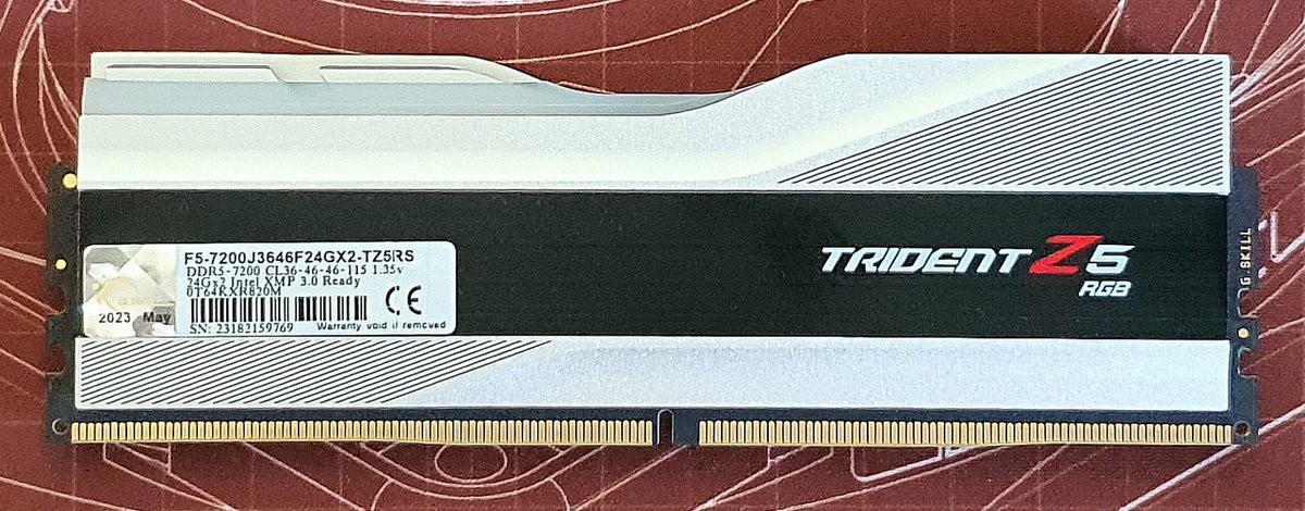 G.Skill Trident Z5 RGB DDR5-7200 CL36 © Nerces