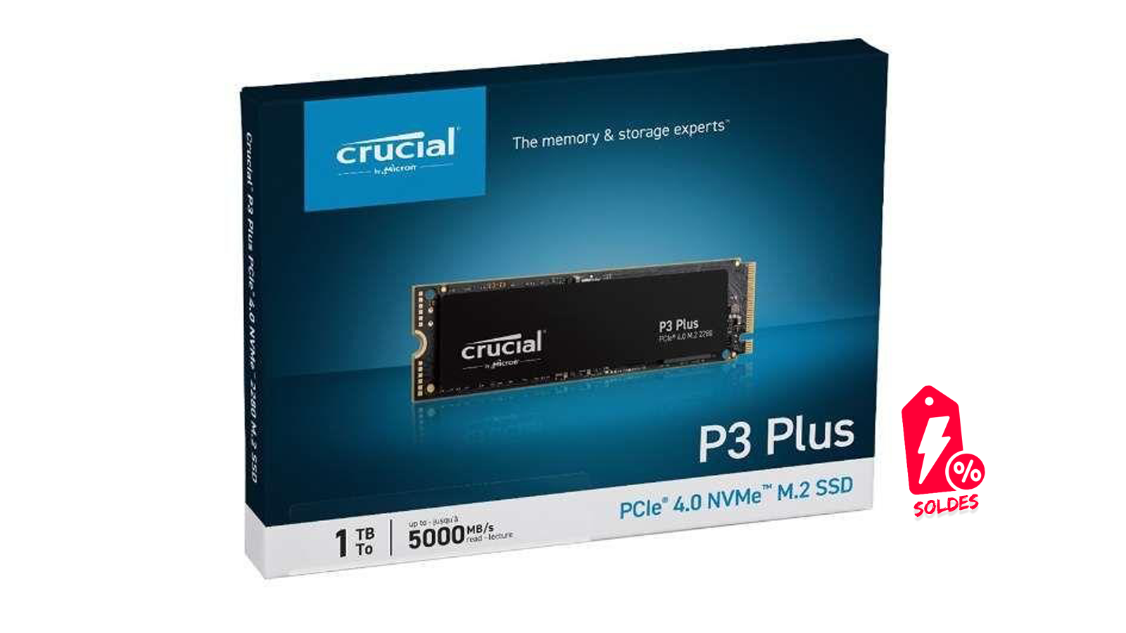 À quelques jours des soldes, le SSD Crucial P3 Plus 2 To est à -56 %