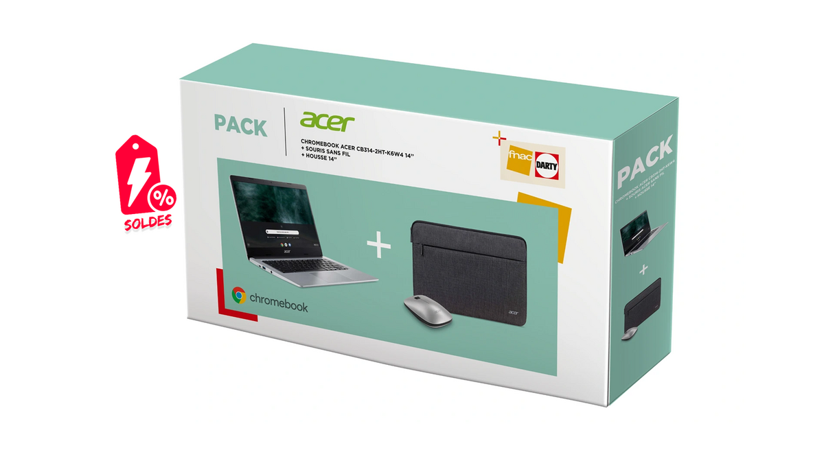 Pack PC portable Acer Chromebook CB314