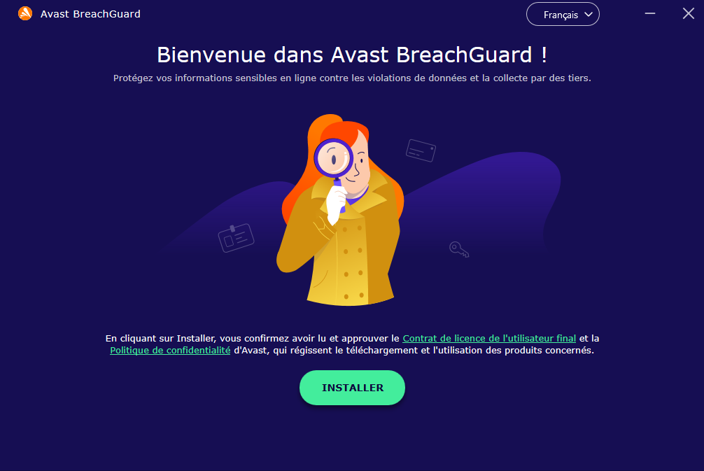 Avast BreachGuard - L'assistant d'installation