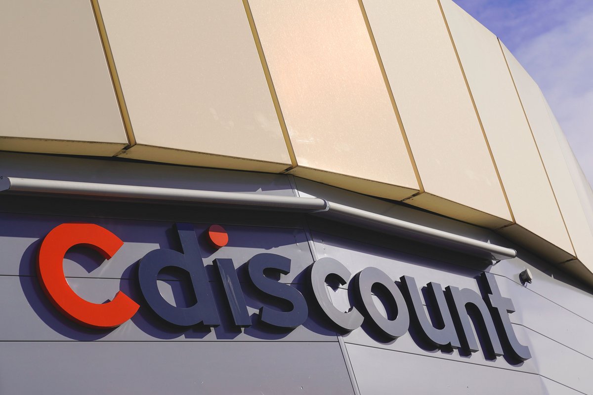 Le logo de Cdiscount affiché sur un bâtiment © sylv1rob1 / Shutterstock.com