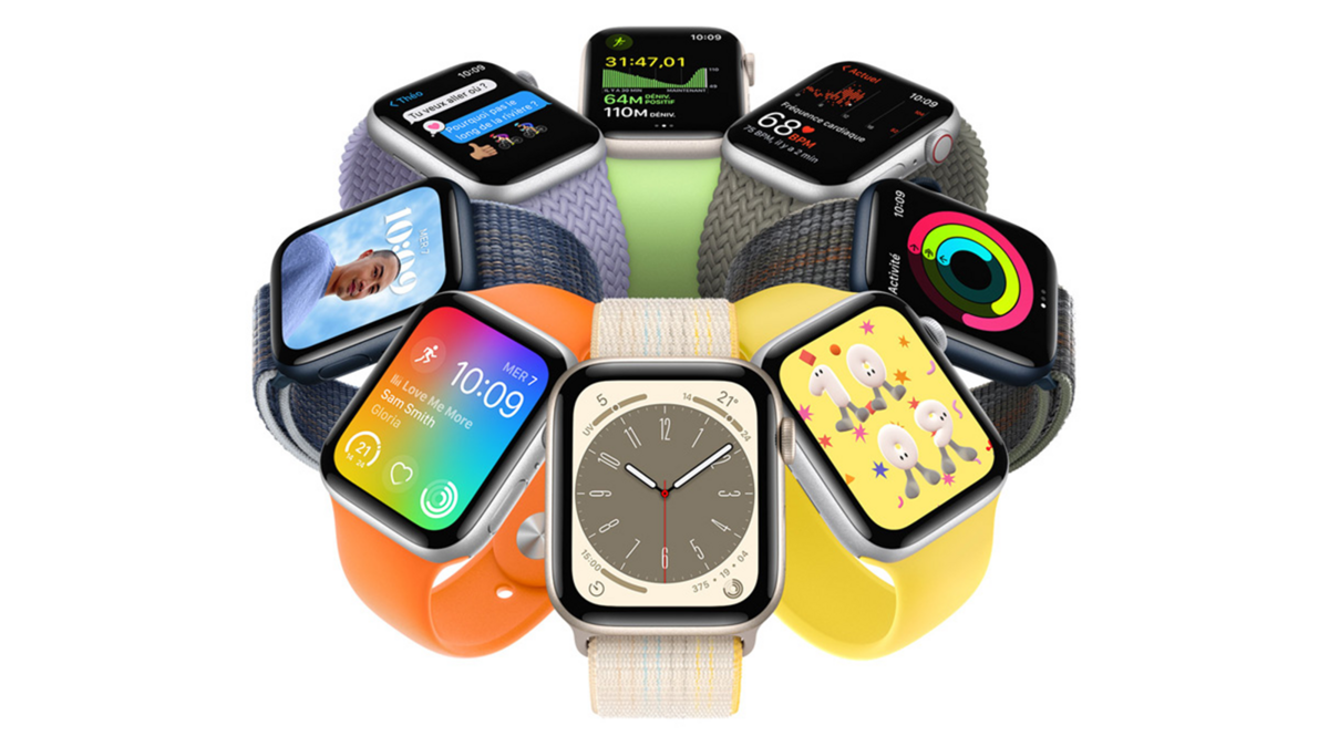 Les montres connectées Apple Watch SE 2