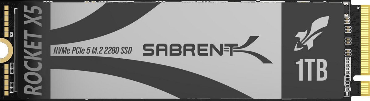 Ici, la version 1 To du Rocket X5 de Sabrent © VideoCardz