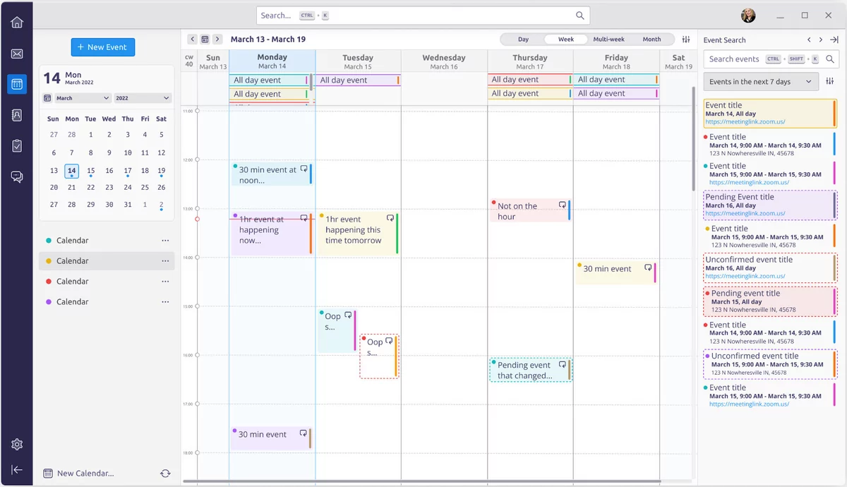 mozilla thunderbird calendrier 2