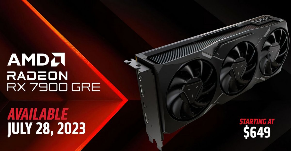 Officialisation et lancement de la Radeon RX 7900 GRE © AMD
