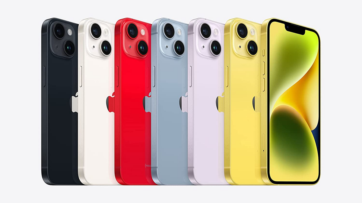 Les différents coloris de l'iPhone 14