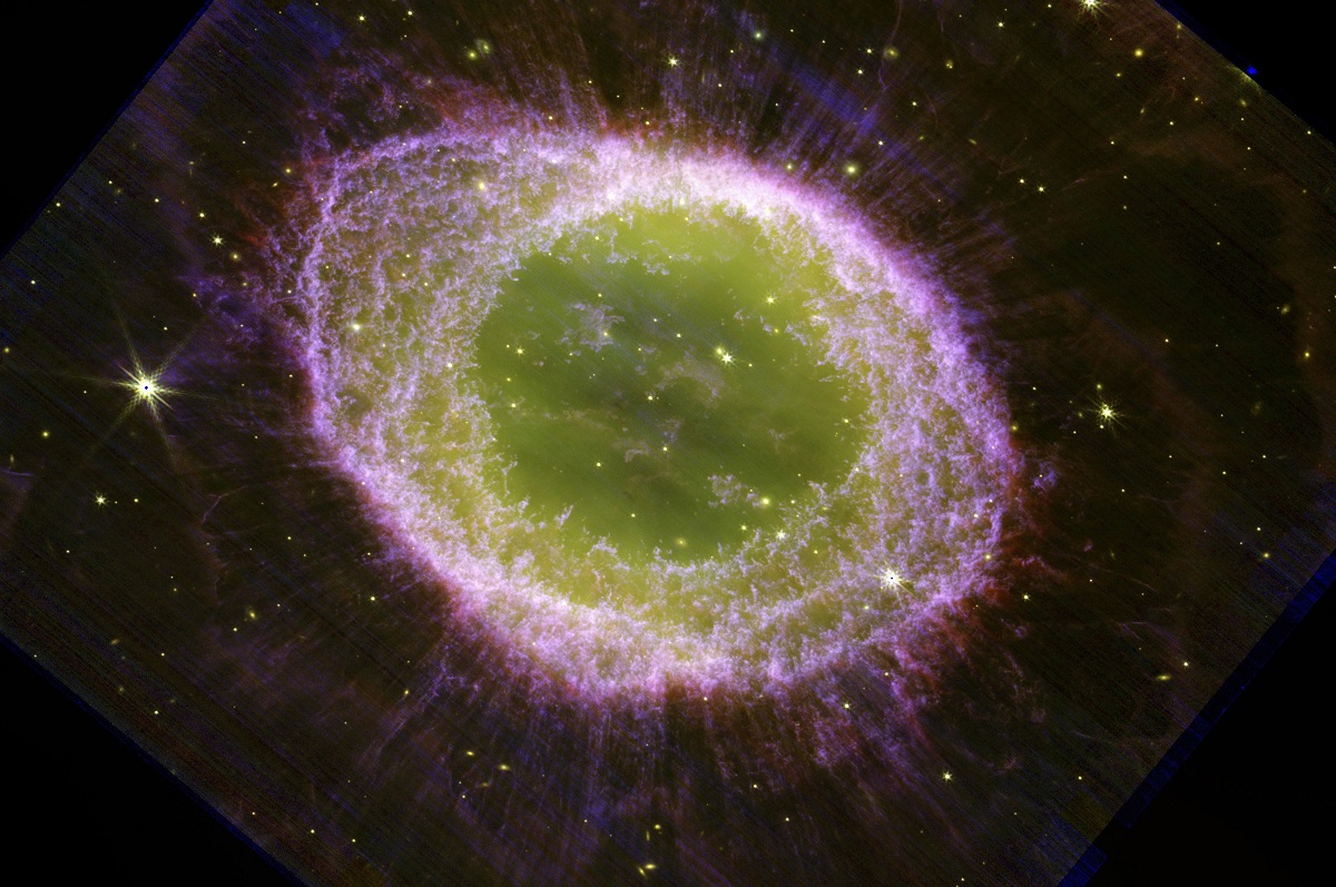 La nébuleuse de la Lyre, observée par le télescope James Webb. © NASA/ESA/CSA/JWST