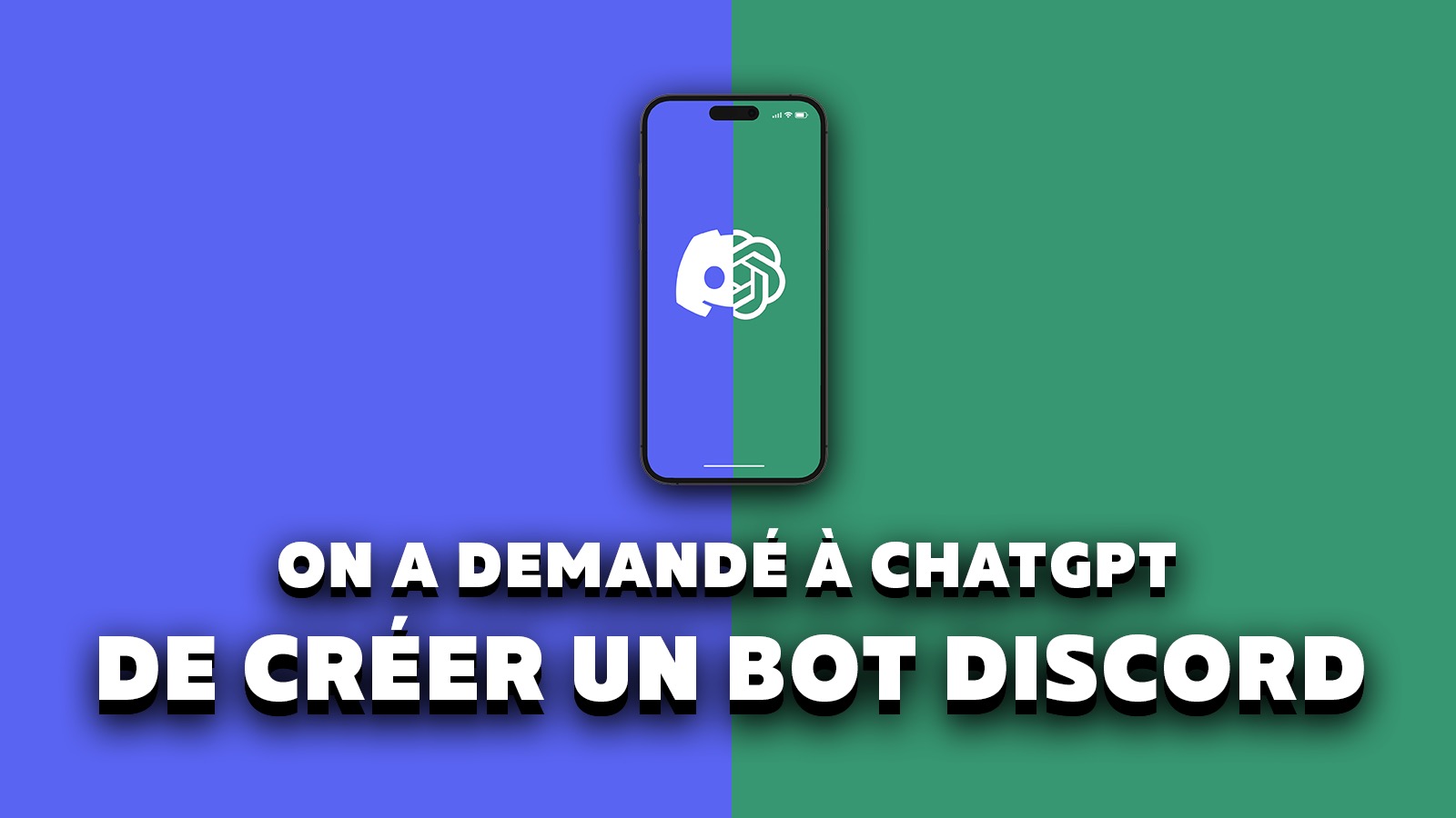 On a demandé à ChatGPT de créer un bot Discord
