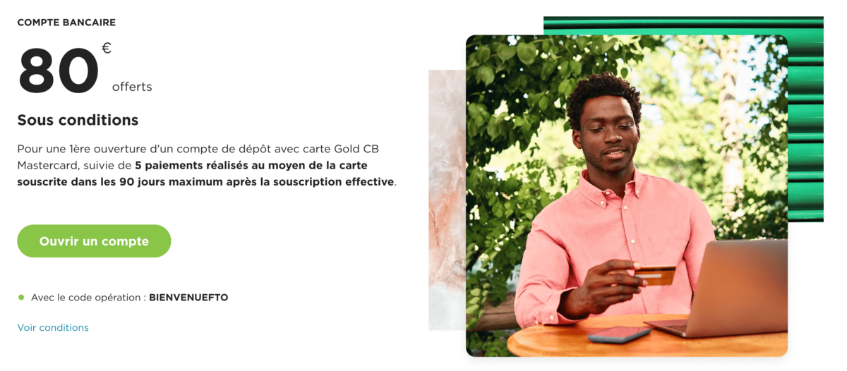 Fortuneo offre © Fortuneo Banque