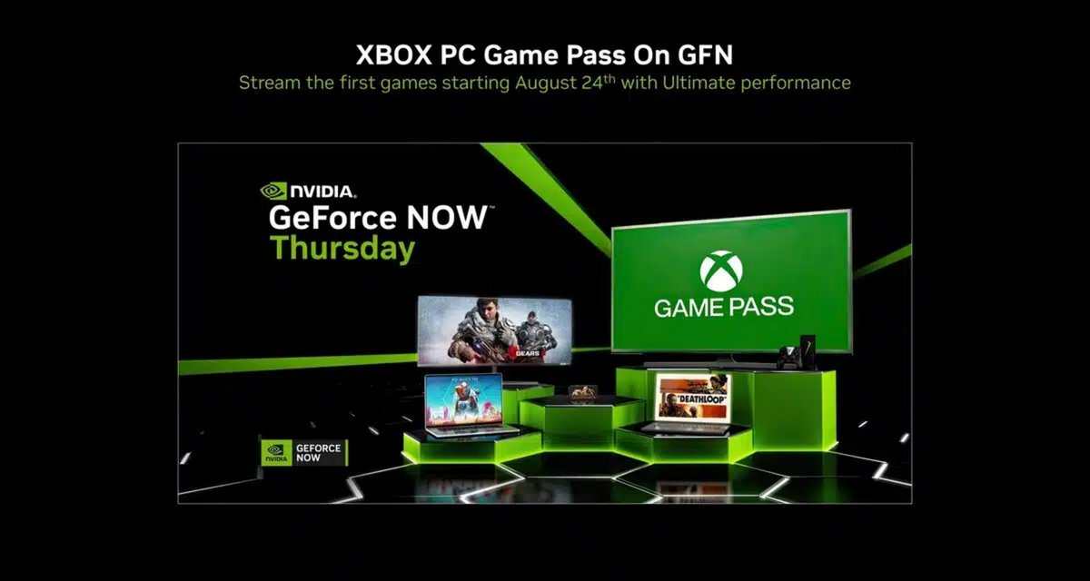 Le catalogue de GeForce NOW a bien profité de l'ajout du PC Game Pass © NVIDIA / Microsoft