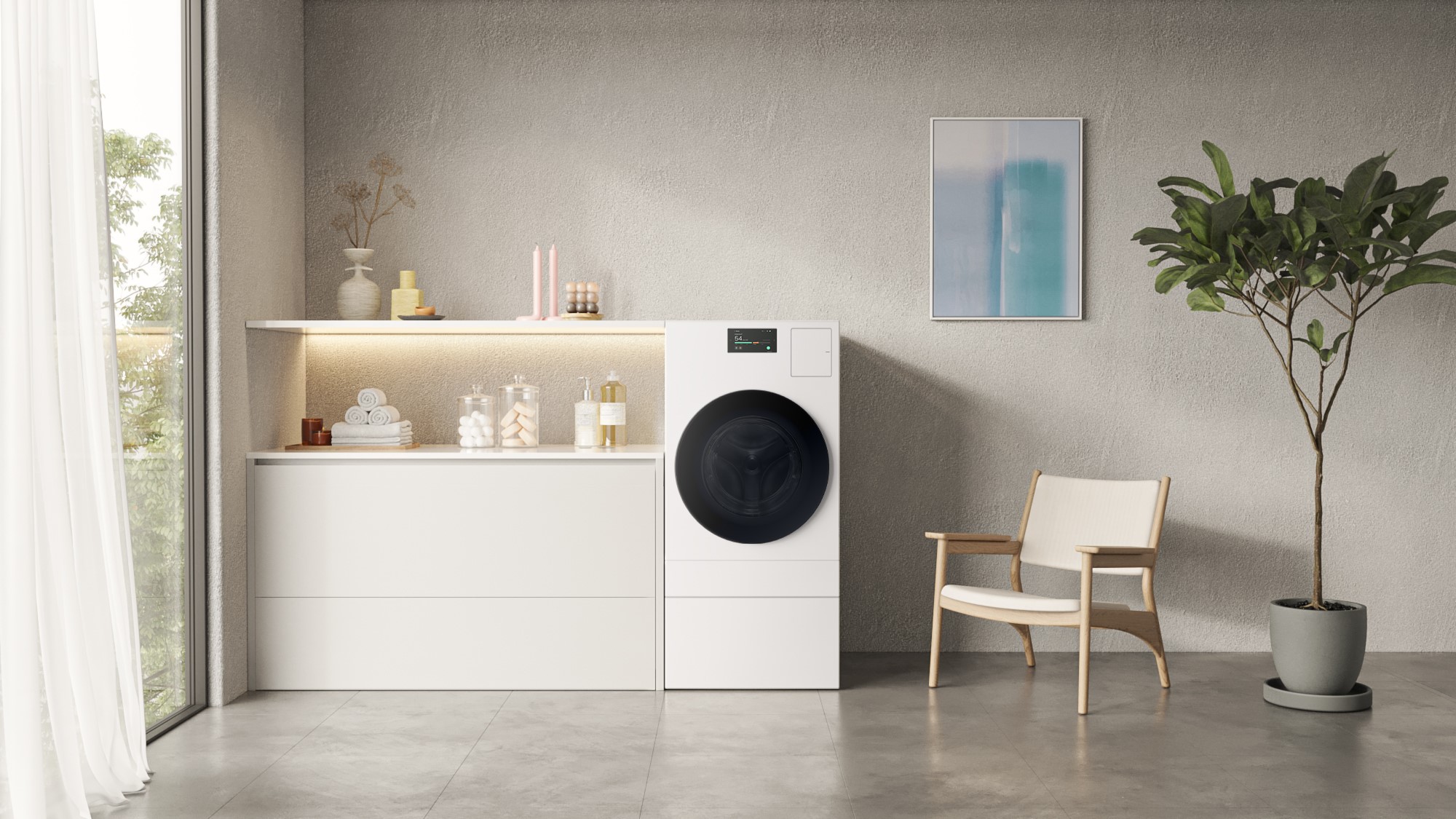 IFA 2023 : Samsung révolutionne votre buanderie avec ce lave-linge pratique et performant tout-en-un